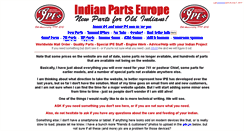 Desktop Screenshot of indianpartseurope.com
